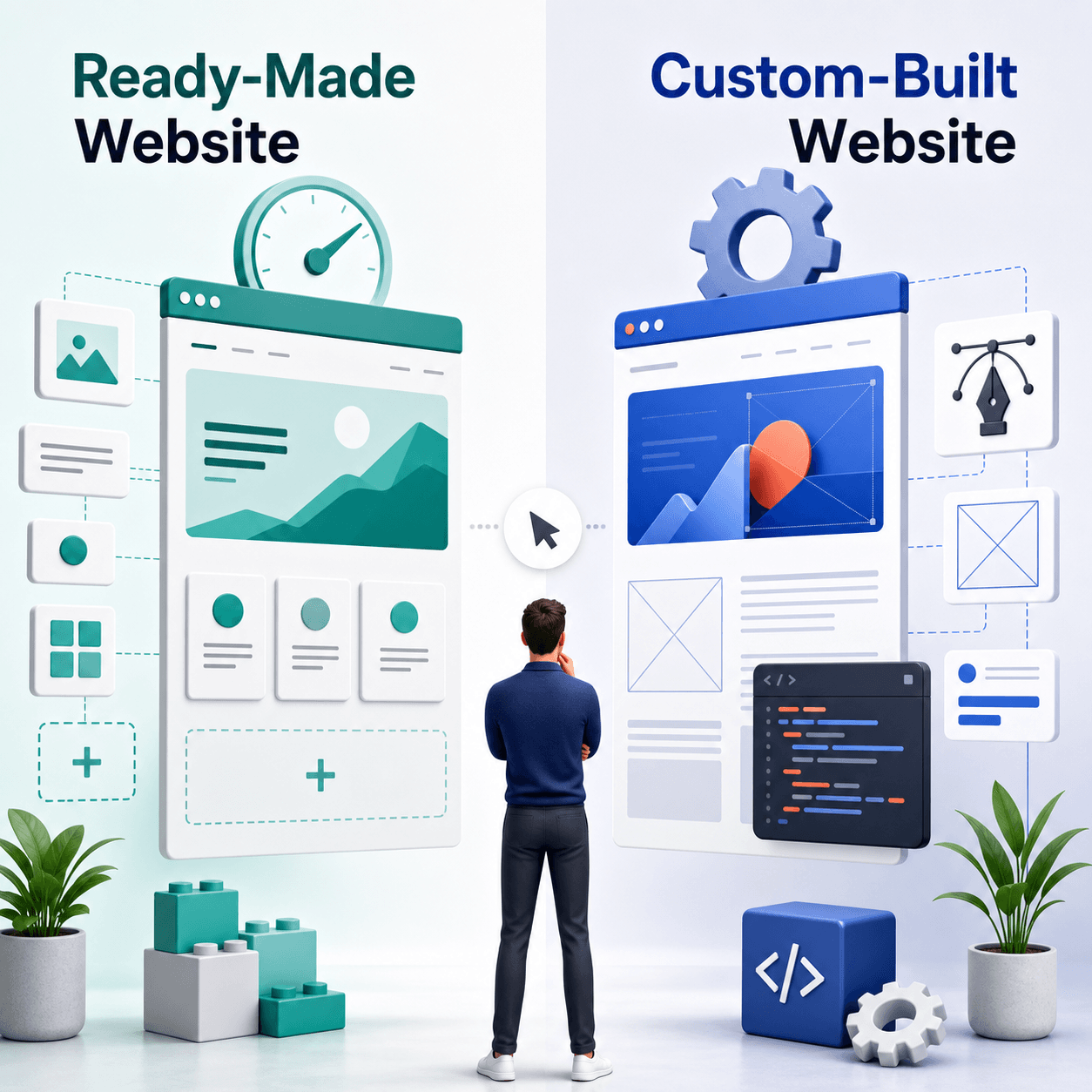 Ready-Made Website vs Custom-Built Website: Which One Is Right for Your Business?